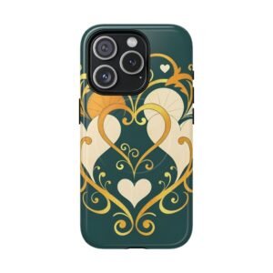 Artistic Tough Magnetic Phone Case - Heart Design