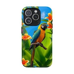 Tropical Parrot Magnetic Phone Case - Vibrant Nature Design