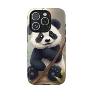 Cute Panda Magnetic Phone Case - Tough & Stylish Protection for Animal Lovers