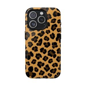 Stylish Leopard Print Tough Magnetic iPhone Case