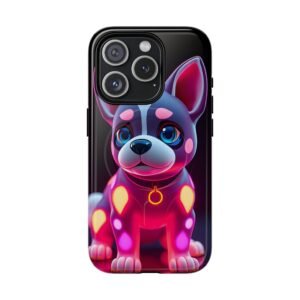 Cute Dog Design Tough Magnetic Phone Case